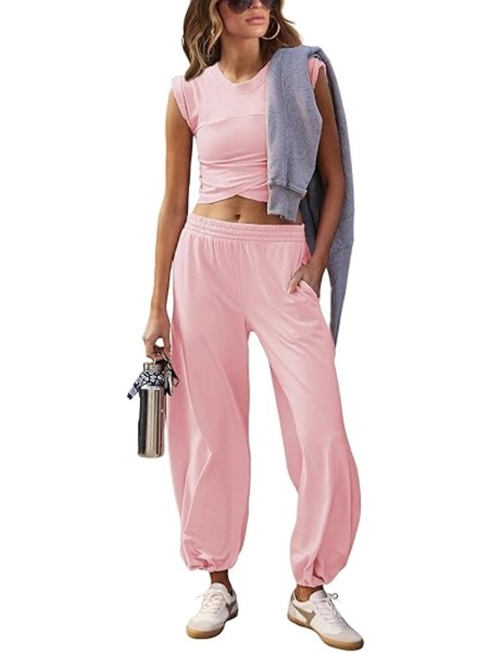 Pants - Bubble Gum Pink Set